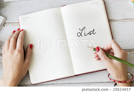 Weekly Planner Calendar List Schedule Strategy Concept Weekly Planner Calendar List Schedule Strategy Concept 29814857