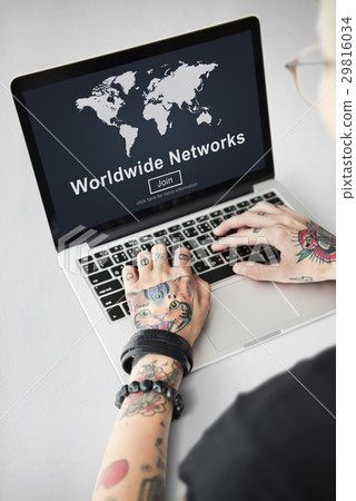 Worldwide Network Globalization Community Concept Worldwide Network Globalization Community Concept 29816034