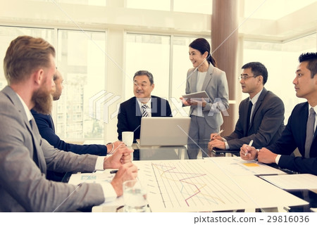Business Discussion Meeting Presentation Briefing 29816036