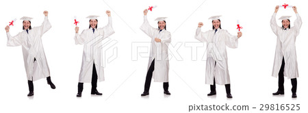 Young man ready for university graduation 29816525