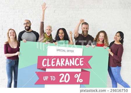 Best Sale Seasonal Offer Concept 29816750