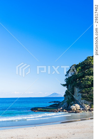 "Shizuoka prefecture" Beautiful beach of Izu-Shirahama coast "Shizuoka prefecture" Beautiful beach of Izu-Shirahama coast 29817402