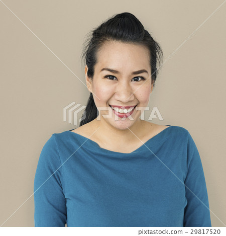 Asian Adult Casual Cheerful Beauty Concept 29817520