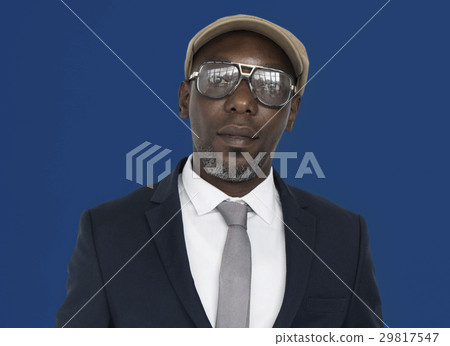 African Descent Man Wearing Glasses Concept African Descent Man Wearing Glasses Concept 29817547