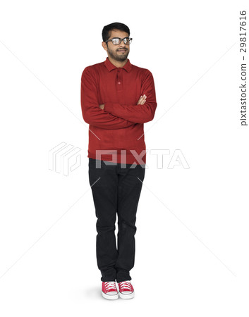 Indian Ethnicity Cheerful Confident Studio Concept 29817616