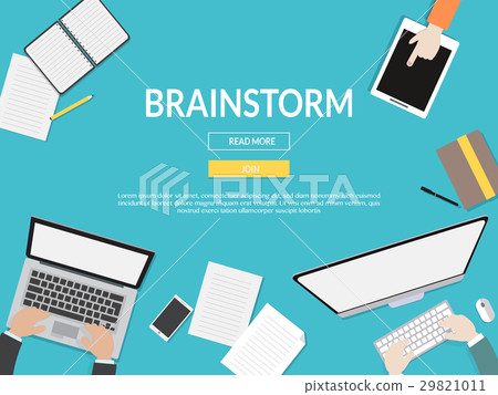 Brainstorm Graphic Illustration For Business Brainstorm Graphic Illustration For Business 29821011