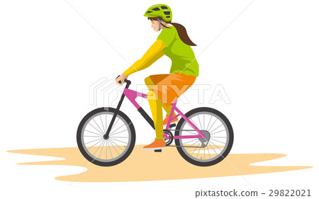 駕駛登山車的婦女的圖像 駕駛登山車的婦女的圖像 29822021