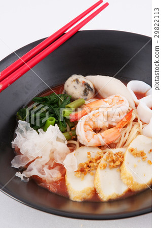 Seafood rice noodles 29822113