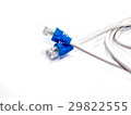 LAN cable for connecting to the Internet on a whit 29822555