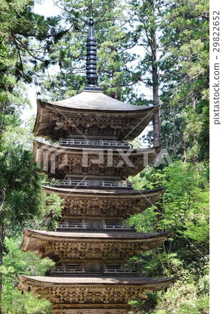 National treasure Haguroyama five-storied pagoda 29822652