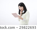 A young woman with a tablet PC 29822693
