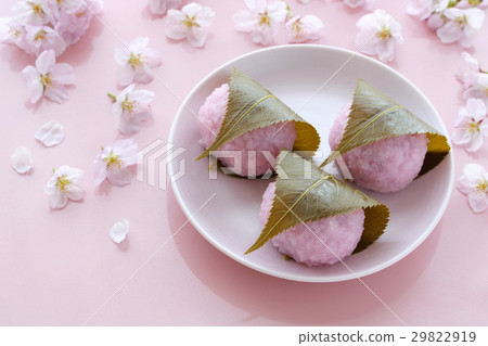 Cherry-blossom viewing at home Sakura mochi Domyoji Sakura flowers 29822919