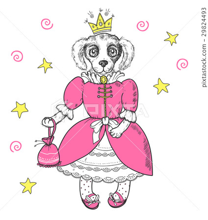Vector funny illustration. Full-length portrait of Vector funny illustration. Full-length portrait of 29824493