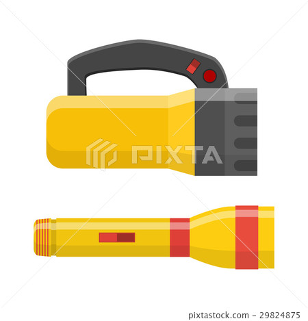 Tourist flashlight icon 29824875