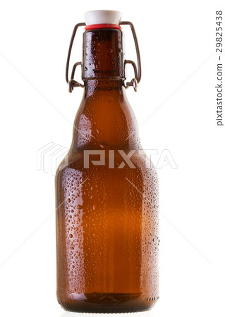 bottle of beer on white background 29825438