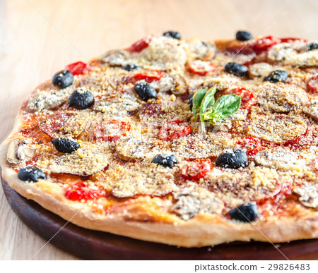 Homemade Regina pizza 29826483