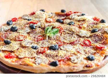 Homemade Regina pizza Homemade Regina pizza 29826484