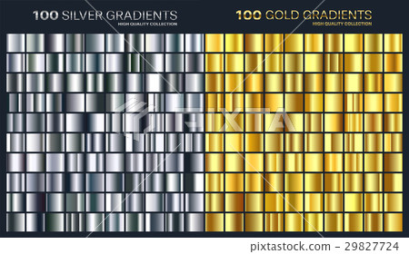 Gold,silver gradient,pattern,template.Set of 29827724