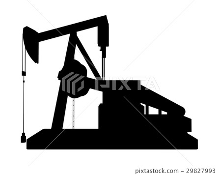 Silhouette of an oil pump 29827993