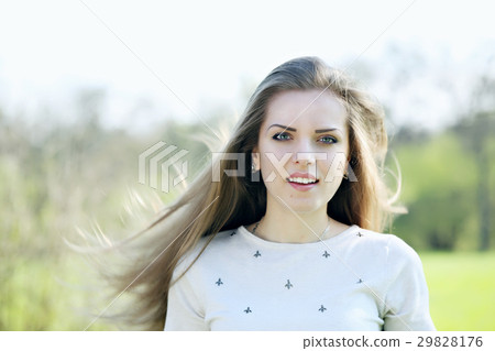 Portrait of the young beautiful woman 29828176