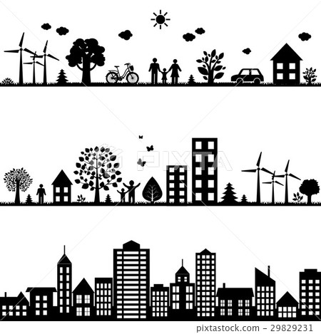 Black Cities Landscape 29829231