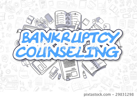 Bankruptcy Counseling - Doodle Blue Word. Business Bankruptcy Counseling - Doodle Blue Word. Business 29831298
