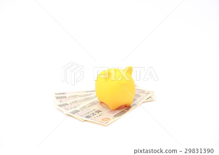saving on piggy bank saving on piggy bank 29831390