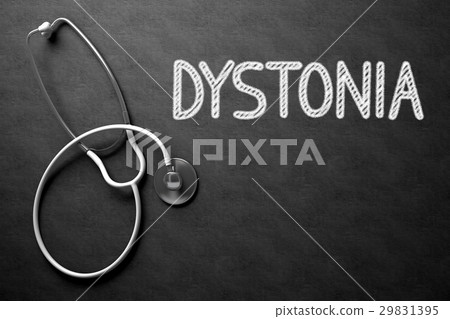 Dystonia - Text on Chalkboard. 3D Illustration. Dystonia - Text on Chalkboard. 3D Illustration. 29831395
