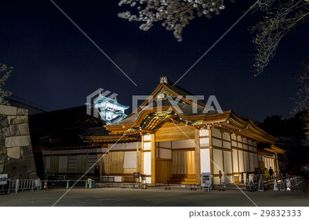 名古屋城堡Honmaru Gotenori夜景 29832333