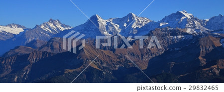 Mountain range Eiger, Monch and Jungfrau 29832465