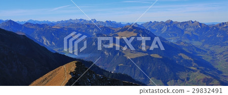 Panoramic view from mount Niesen Panoramic view from mount Niesen 29832491