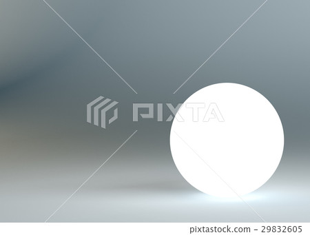 White glow sphere in gray dark background White glow sphere in gray dark background 29832605