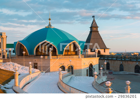 Service pavilion on territory of Kazan Kremlin in 29836201