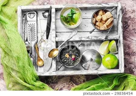 Tea with lime Tea with lime 29836454