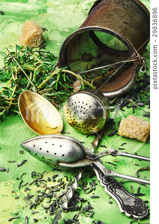 herbal tea with thyme herbal tea with thyme 29836896
