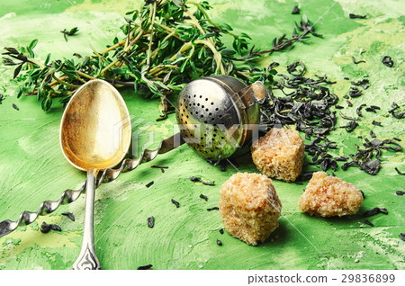 herbal tea with thyme 29836899
