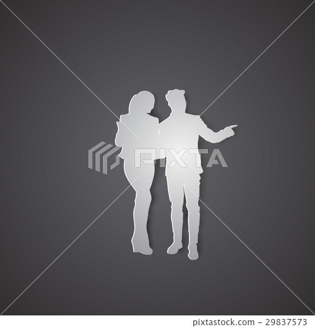 Business People Couple Business Man And Woman 29837573