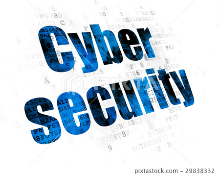 Security concept: Cyber Security on Digital Security concept: Cyber Security on Digital 29838332