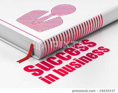 Finance concept: book Business Man, Success In Finance concept: book Business Man, Success In 29838337