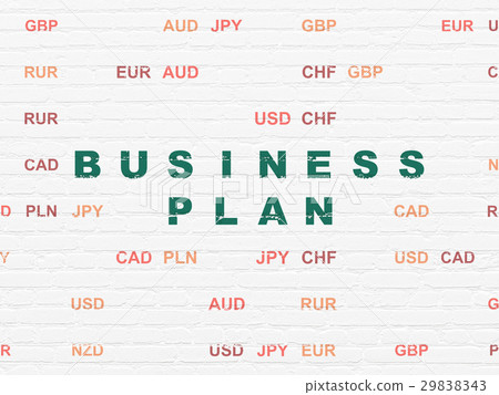Business concept: Business Plan on wall background 29838343