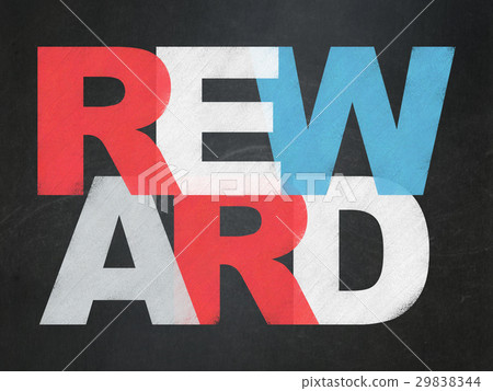 Business concept: Reward on School board Business concept: Reward on School board 29838344