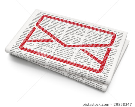 Business concept: Email on Newspaper background Business concept: Email on Newspaper background 29838347