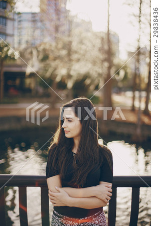beautiful brunette girl 29838436
