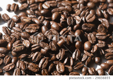 Black coffee grains 29838855