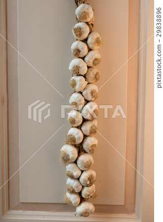 A garlic braid A garlic braid 29838896