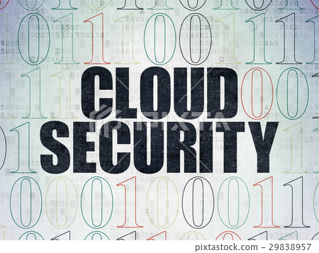 Cloud technology concept: Cloud Security on Cloud technology concept: Cloud Security on 29838957