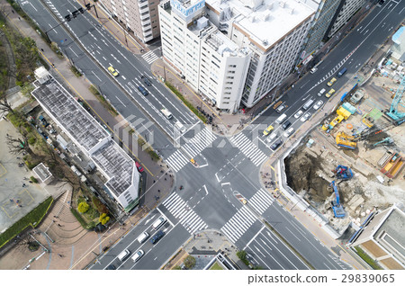 Tokyo city scenery intersection of big city 29839065