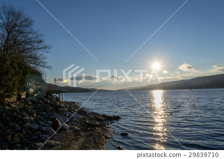 Sunset by Greenwood Lake (NY) 29839710