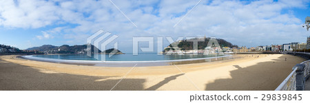 La Concha bay in San Sebastian (Spain) 29839845