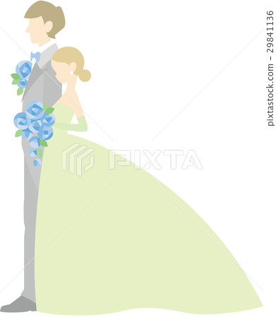 Wedding appearance sideways (green) 29841136